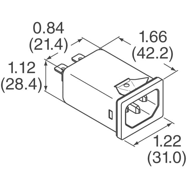 03GENW3E Delta Electronics  Moduli di ingresso alimentazione (PEM)